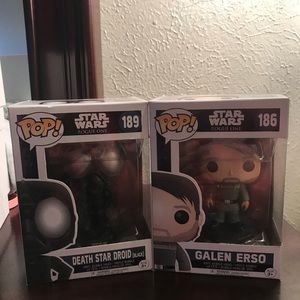 Star Wars funko pop vinyl bobble